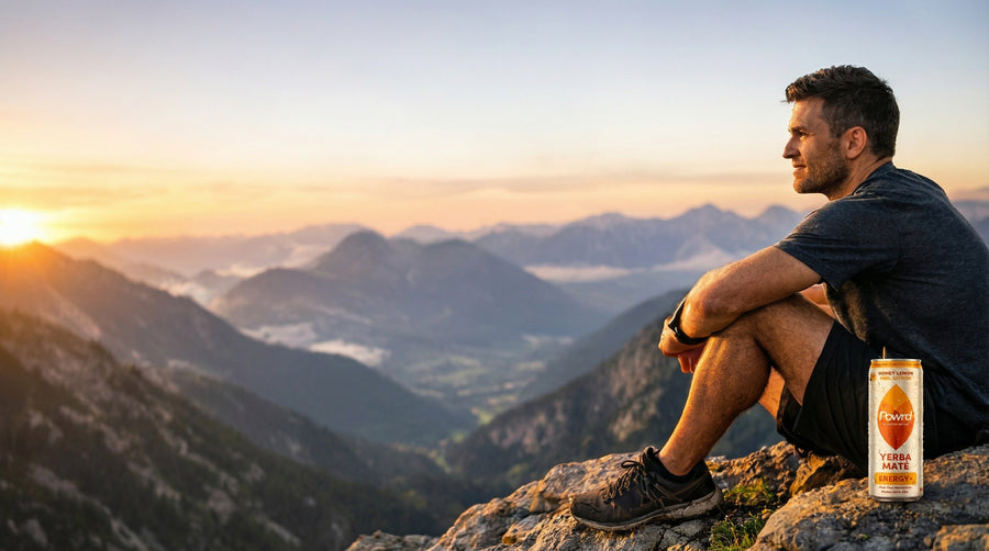 POWRD Yerba Mate Sparkling Functional Beverage for Clean Energy 