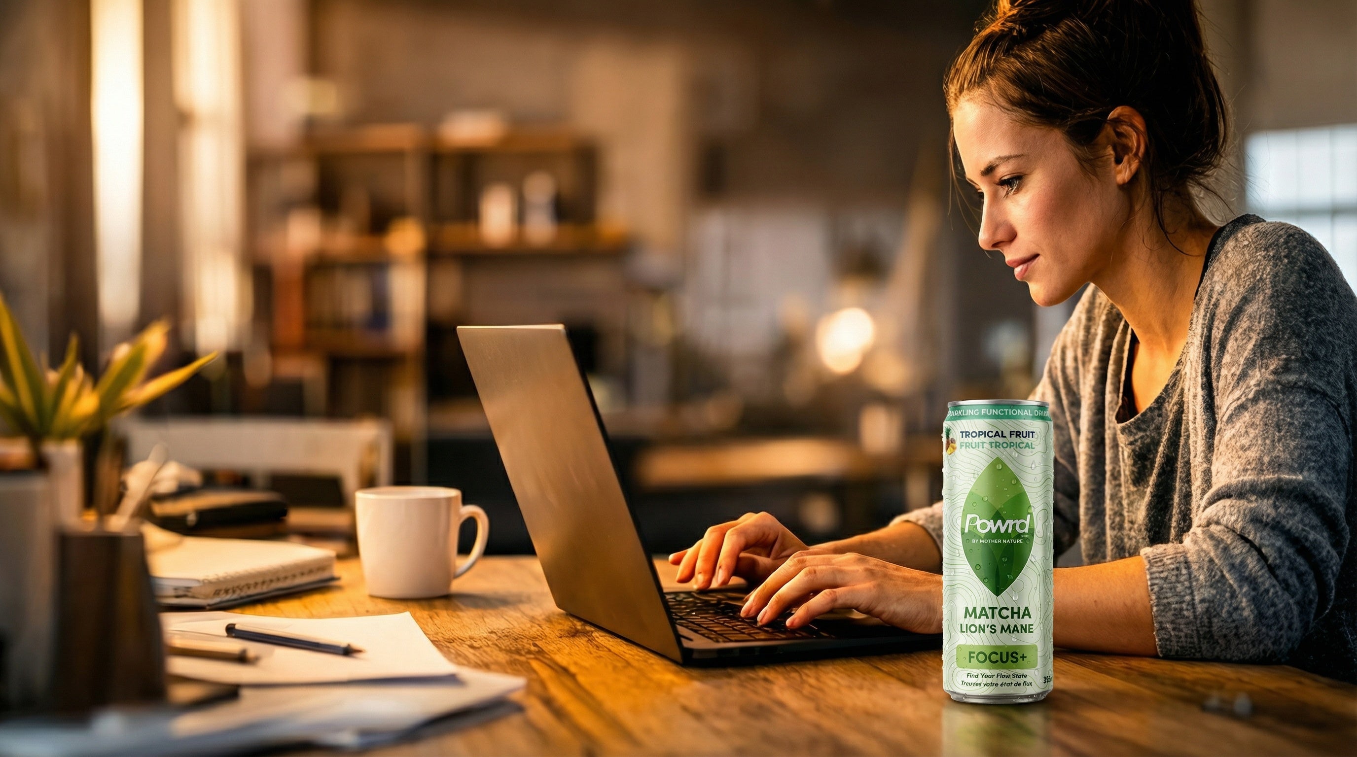 Modern functional beverages designed to support calm focus and mental clarity