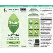 Matcha Lion's Mane  Tropical Label 