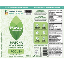 Matcha Lion's Mane  Tropical Label 