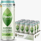 POWRD FOCUS+ (Tropical Fruit) – Matcha & Lion’s Mane Sparkling Functional Drink